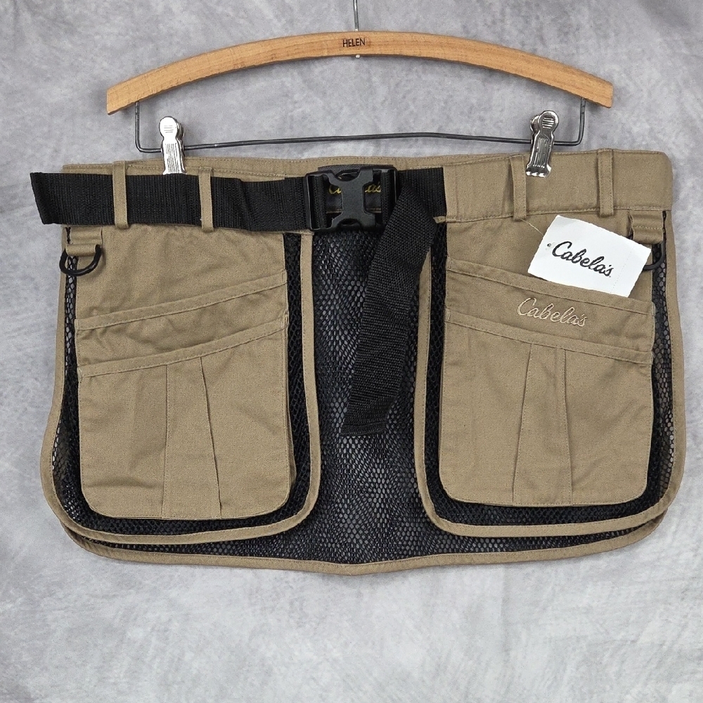 Cabela's Tan Men's Shooting Pouch Bag